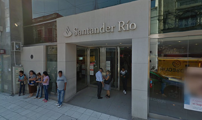 Trabajo realizado a Banco Santander en Salta, Argentina